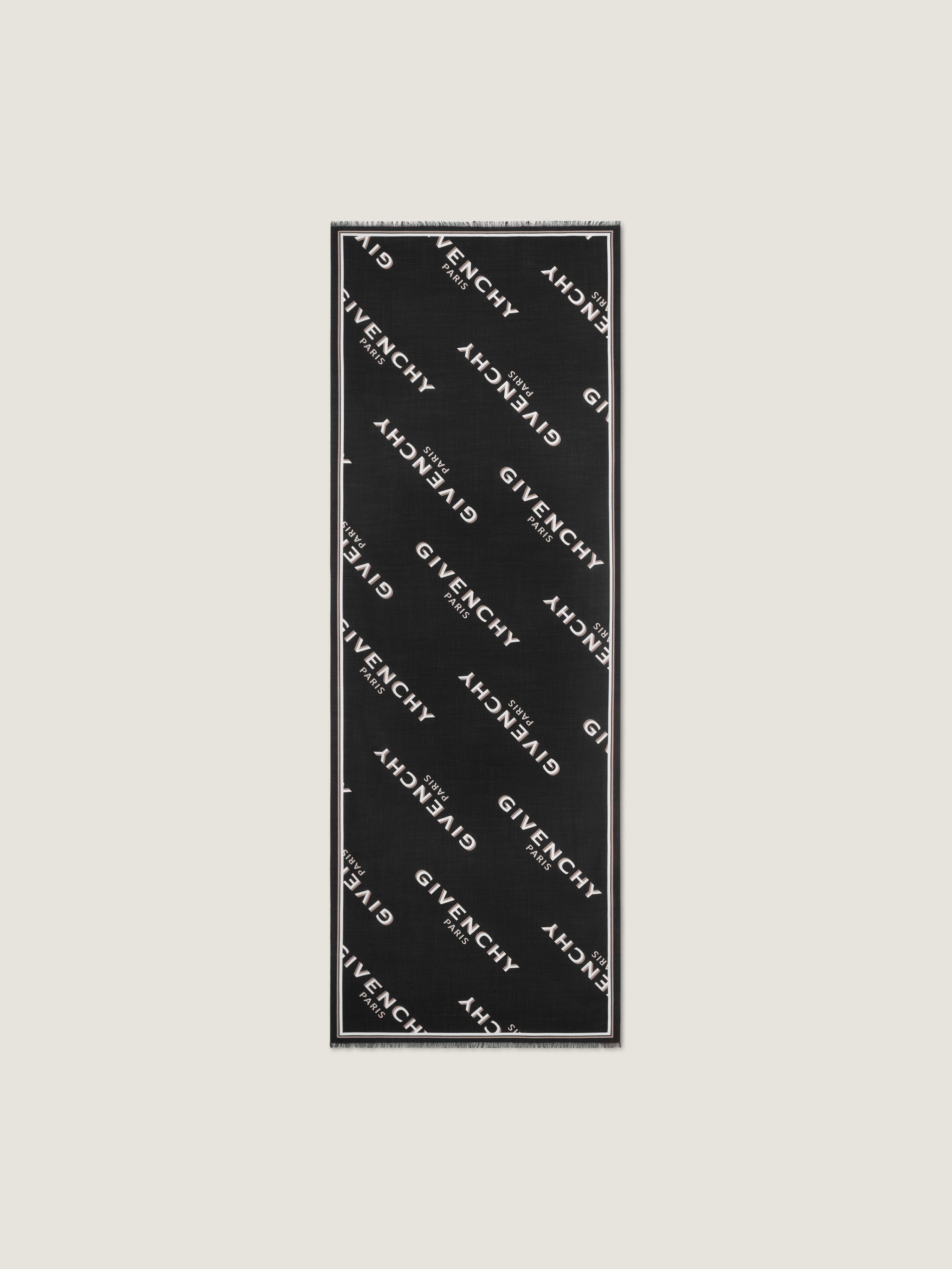 GIVENCHY Shadow stole in wool and silk